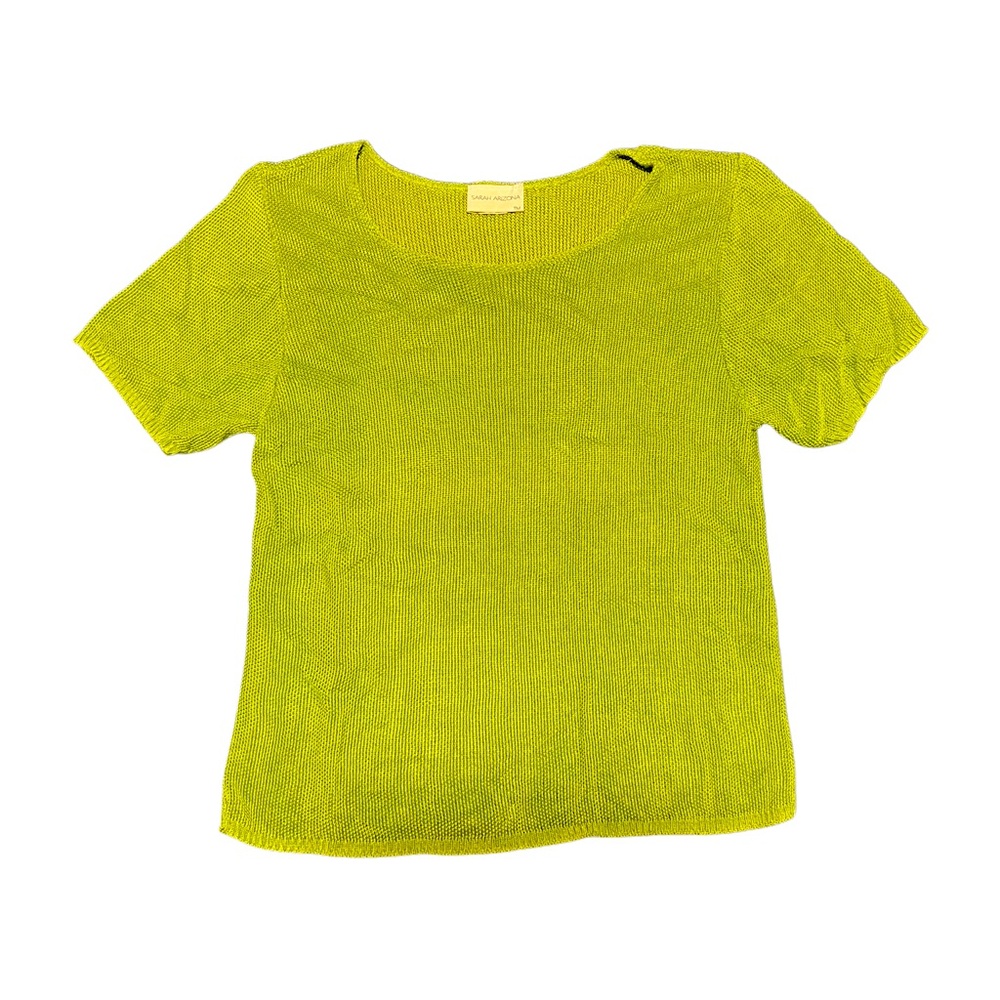 Sarah Arizona Green Knit Top - size S/M